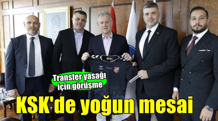 Karşıyaka futbolda yoğun mesaide