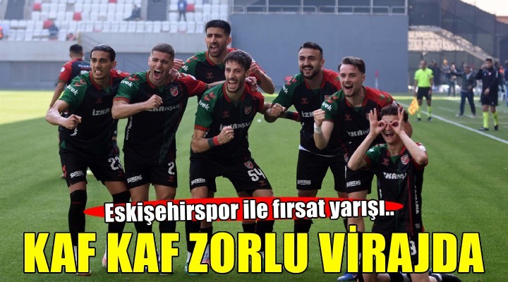 Karşıyaka ile Eskişehirspor final gibi maçta