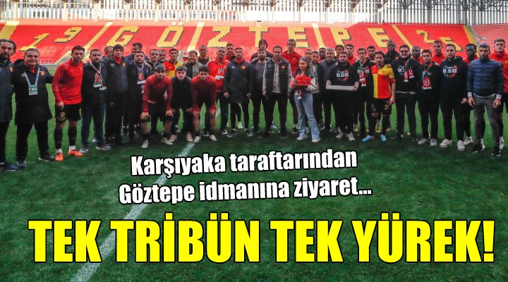 Karşıyaka taraftarından Göztepe idmanına ziyaret..