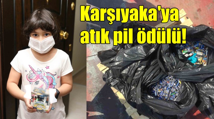 Karşıyaka ya atık pil ödülü!