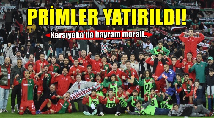 Karşıyaka'ya bayram morali!