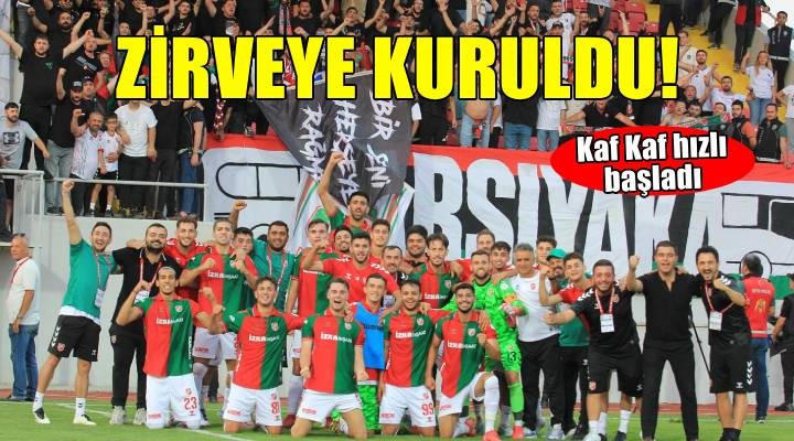 Karşıyaka zirveye kuruldu
