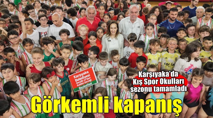 Karşıyaka’da Kış Spor Okulları’na görkemli kapanış