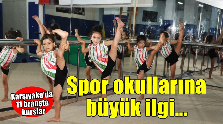Karşıyaka’da Yaz Spor Okulları’na büyük ilgi
