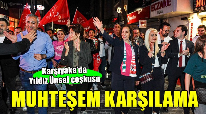 Karşıyaka’da Yıldız Ünsal’a muhteşem kutlama!