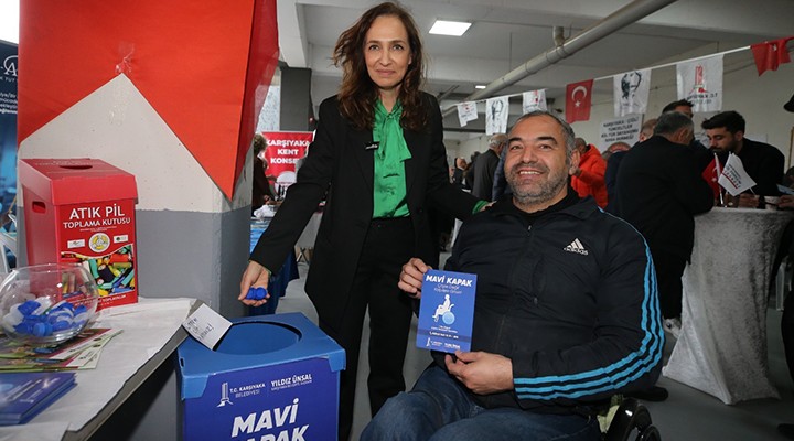 Karşıyaka’da mavi kapak seferberliği