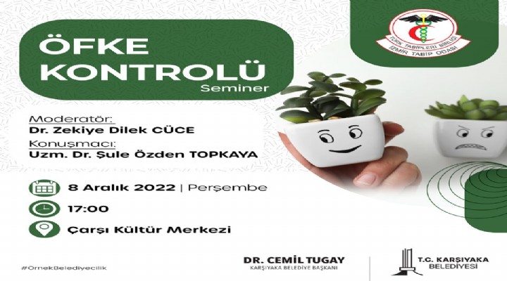 Karşıyaka’da öfke kontrolü semineri