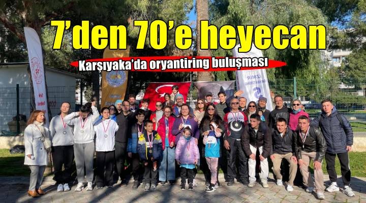 Karşıyaka’da oryantiring heyecanı