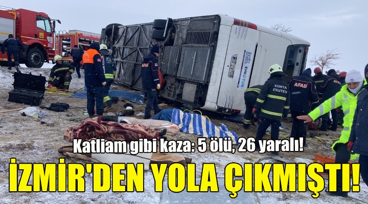 Katliam gibi kaza: 5 ölü, 26 yaralı!