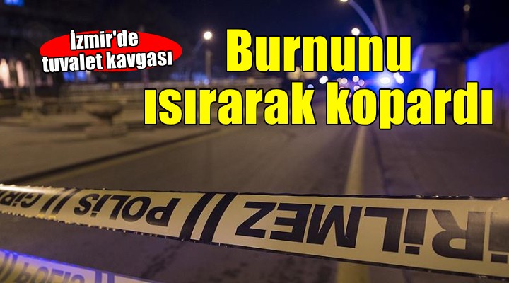 Kavga ettiği kişinin burnunu ısırarak kopardı!