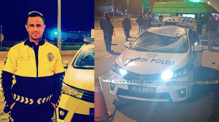 Kazaya karıştı, kaçarken polis memuruna çarptı: 1 şehit, 1 yaralı!