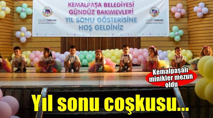 Kemalpaşa Belediyesi gündüz bakımevlerinde yıl sonu coşkusu