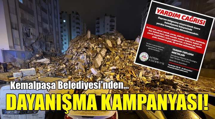 Kemalpaşa Belediyesi nden dayanışma kampanyası!