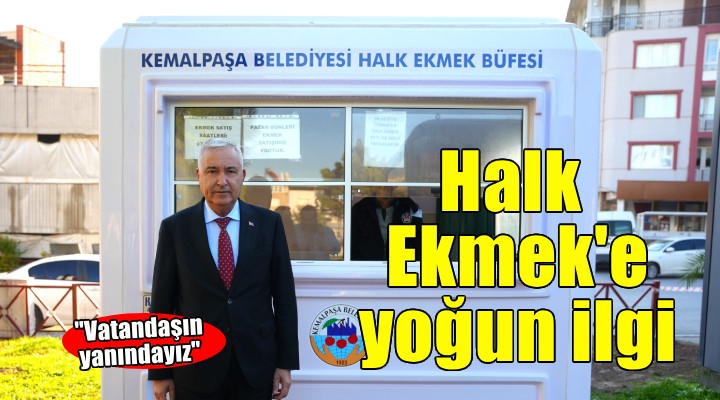 Kemalpaşa da Halk Ekmek e yoğun ilgi