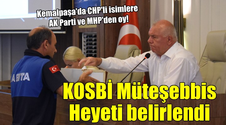 Kemalpaşa da KOSBİ Müteşebbis Heyeti seçildi...