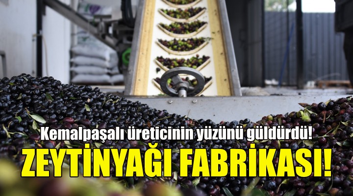 Kemalpaşa da Zeytinyağı Fabrikası büyük ilgi görüyor!