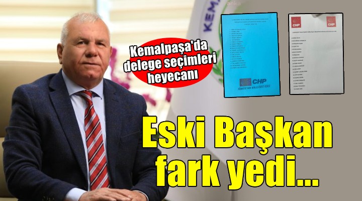 Kemalpaşa da delege seçimleri... Eski başkan fark yedi!