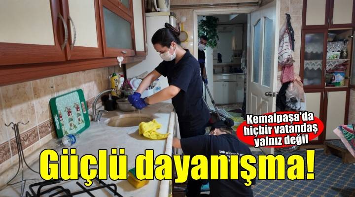 Kemalpaşa da güçlü dayanışma
