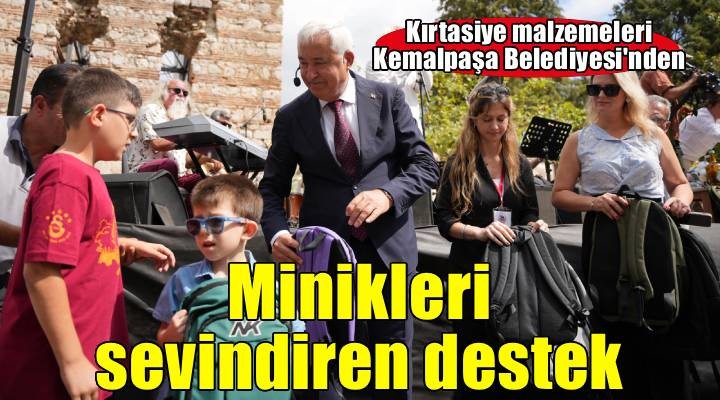 Kemalpaşa da kırtasiye malzemeleri belediyeden