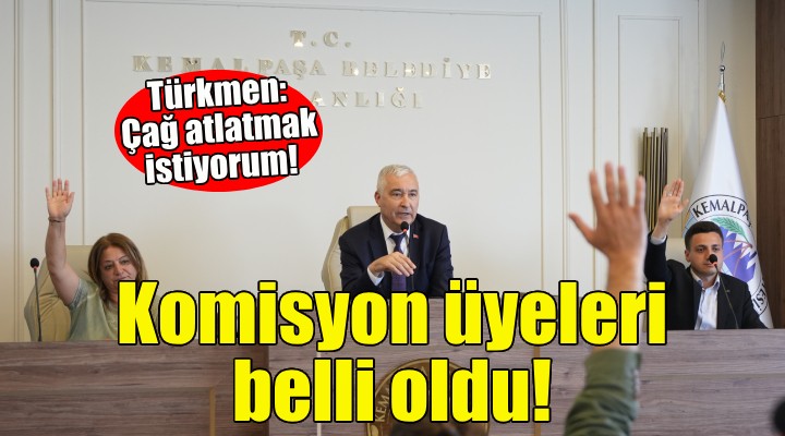 Kemalpaşa da komisyon üyeleri belli oldu!