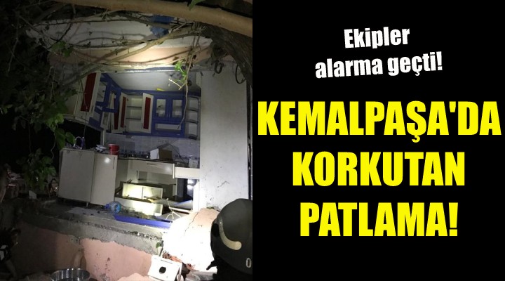 Kemalpaşa da korkutan patlama!