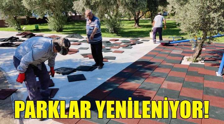 Kemalpaşa da parklar yenileniyor!