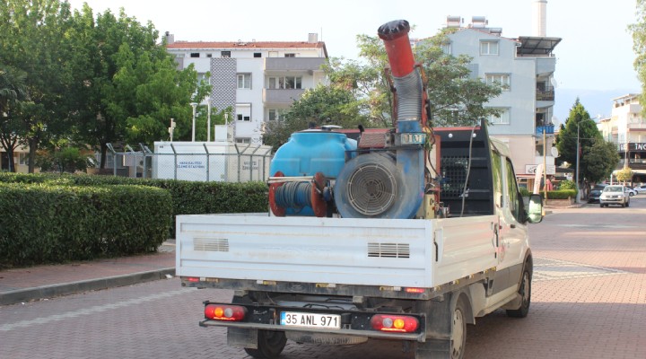 Kemalpaşa da sinekle yoğun mücadele!