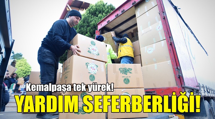 Kemalpaşa da yardım seferberliği!