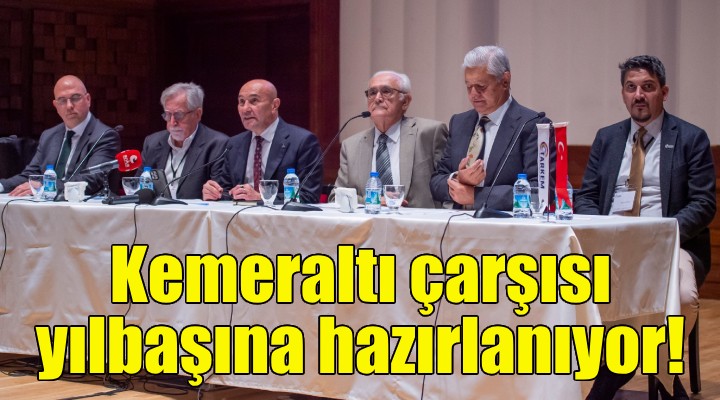 Kemeraltı çarşısı yılbaşına hazırlanıyor!