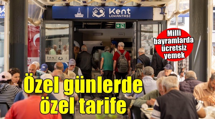 Kent Lokantaları’ndan özel günler için özel tarife