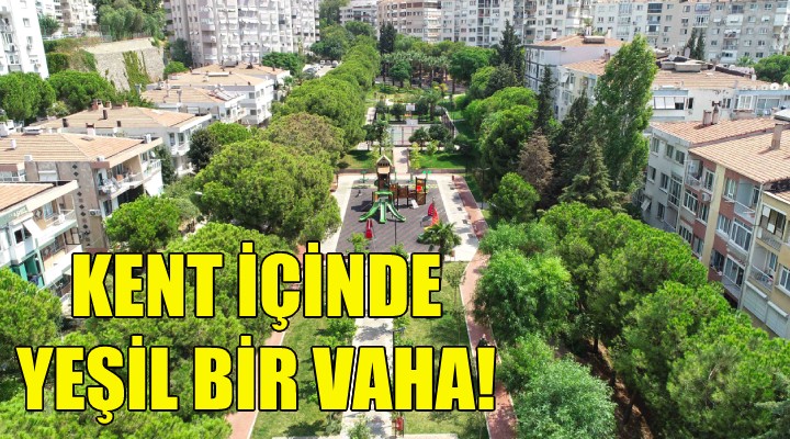 Kent içinde yeşil bir vaha!