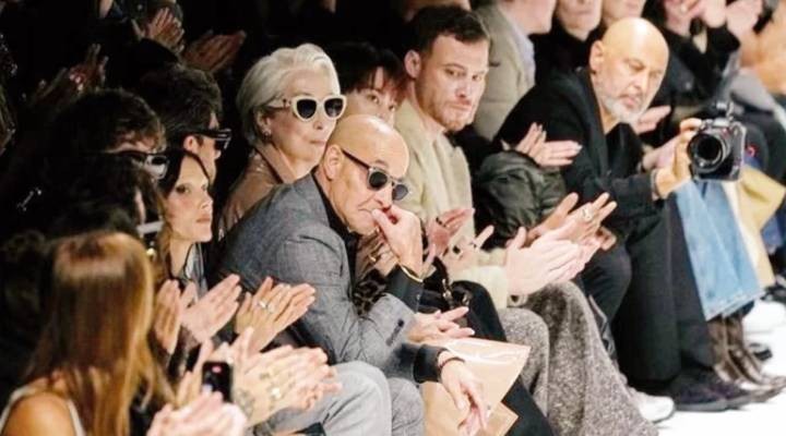 Kerem Bürsin, Meryl Streep ile aynı karede: Defileyi birlikte izlediler