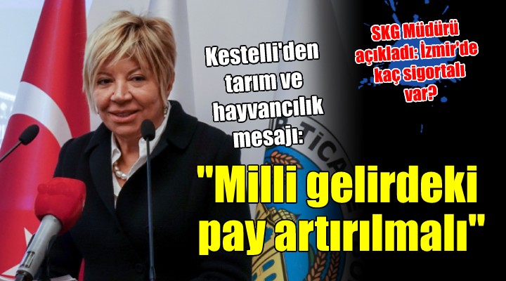 Kestelli den tarım ve hayvancılık mesajı: Milli gelirde payı artırılmalı!