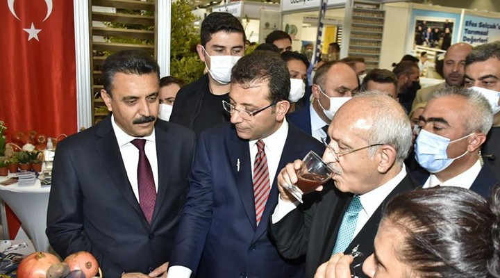 Kılıçdaroğlu Tarım Zirvesi’nde Dikili standını ziyaret etti