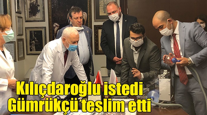 Kılıçdaroğlu istedi, Gümrükçü teslim etti