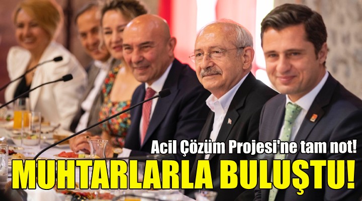 Kılıçdaroğlu muhtarlarla buluştu!