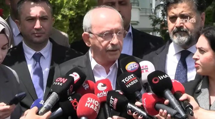Kılıçdaroğlu  mutlak butlan  kararı sonrası ilk kez kameralar karşısına çıktı:  Özgür Bey e yeni görevi hayırlı olsun 