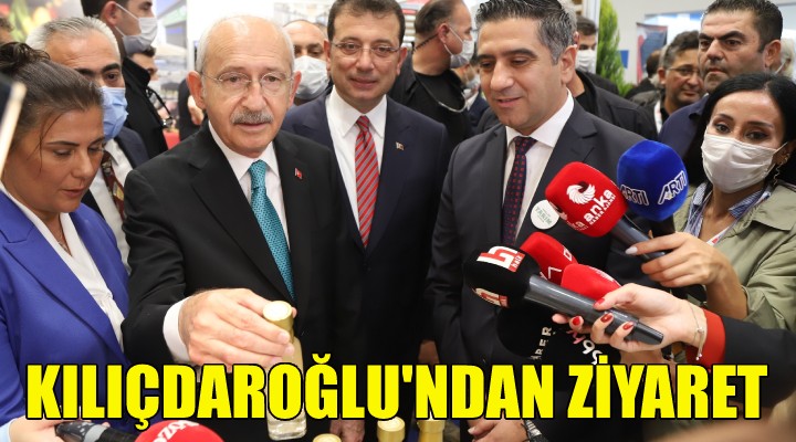 Kılıçdaroğlu ndan Menderes Belediyesi standına ziyaret!