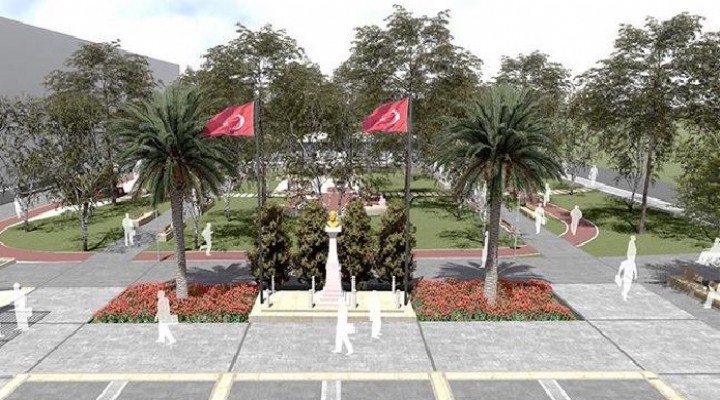 Kınık Cumhuriyet Meydanı yeni çehresine kavuşuyor