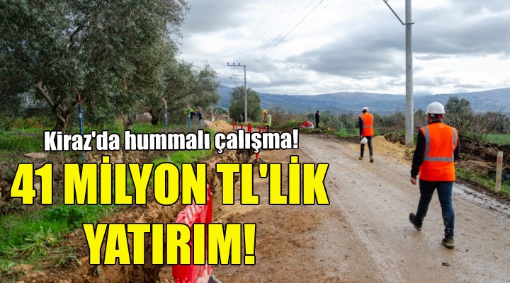 Kiraz a 41 milyon TL lik yatırım!