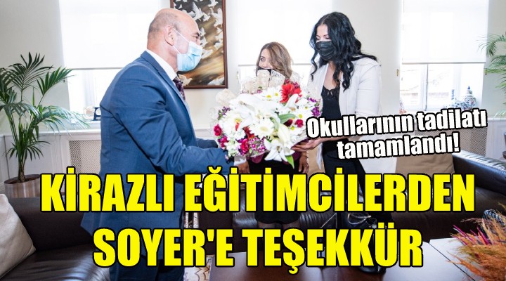 Kirazlı eğitimcilerden Soyer e teşekkür ziyareti!