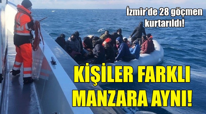 Kişiler farklı, manzara aynı!