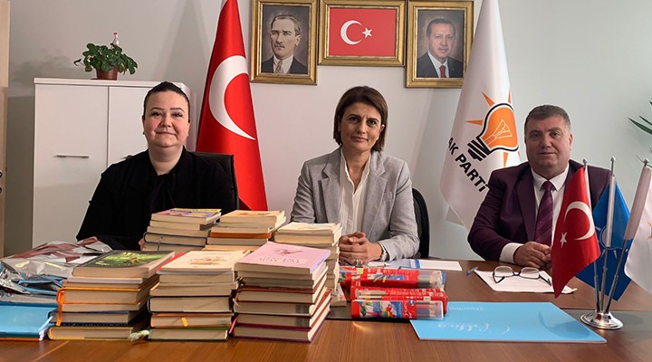 Kitap AK Parti İzmir’den, resimler çocuklardan