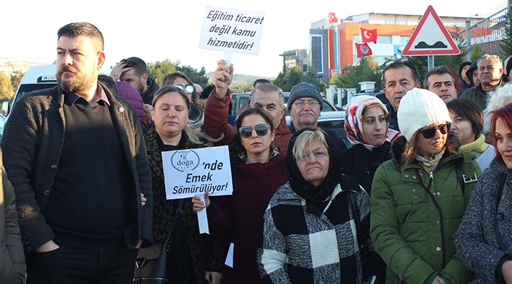 Kolej mağduru öğretmenlere veli desteği...