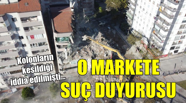 Kolonların kesildiği iddia edilmişti... O MARKETE SUÇ DUYURUSU