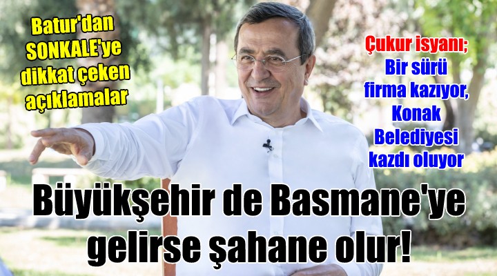 Konak Belediye binası temmuz sonunda ihaleye... Başkan Batur, Büyükşehir de Basmane ye gelirse şahane olur!