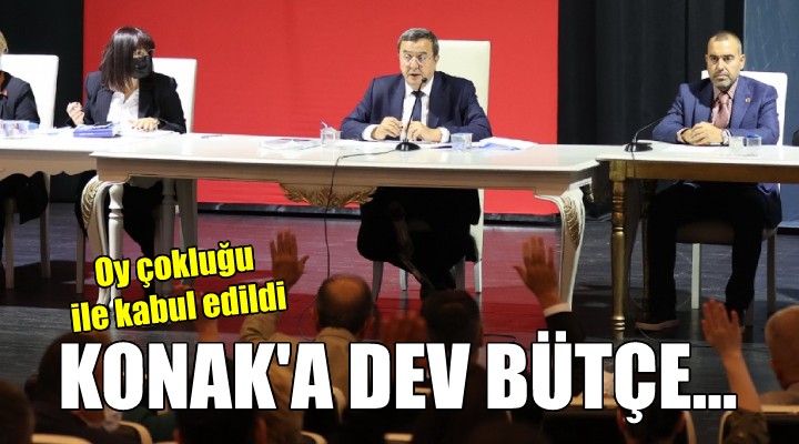 Konak Belediyesi’nin 2022 yılı bütçesi kabul edildi