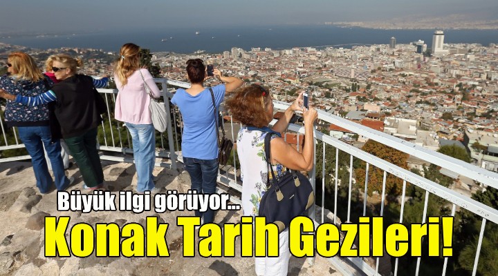 Konak Tarih Gezileri’ne yoğun ilgi!