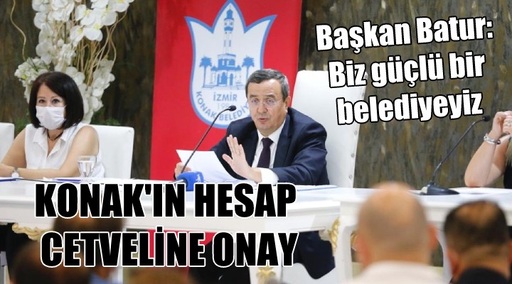 Konak ın hesap cetveline onay...