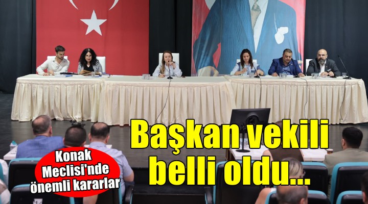 Konak ta CHP nin yeni grup başkan vekili belli oldu